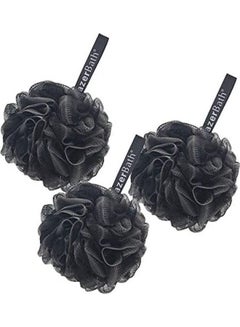 Shower Sponge Bath Loofahs For Shower Black 12.2inch
