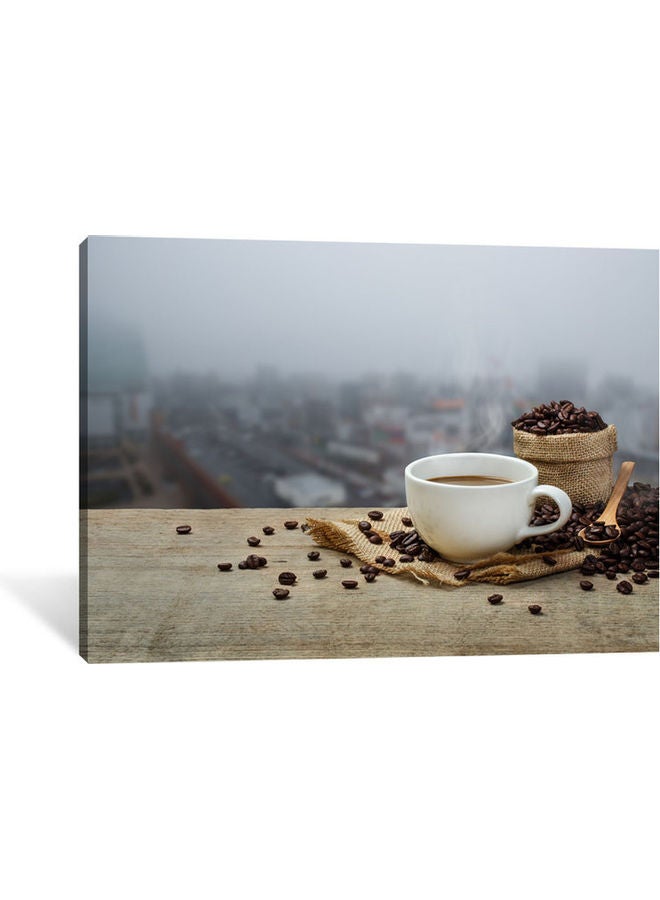 Sasb Wall Painting with Hidden Frame Multicolour 40 x 30cm 