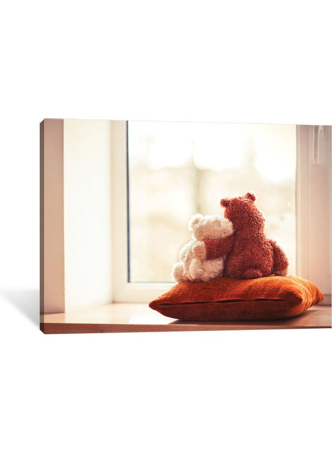 Sasb Wall Painting with Hidden Frame Multicolour 40 x 30cm 