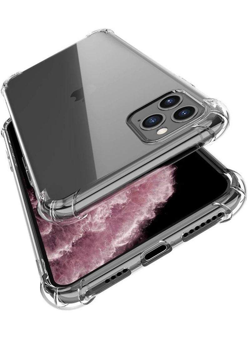 يالين حافظة حماية بتَصميم مُضاد للصدمات مصنوعة من البولي يوريثان الحراري ومُناسبة لهاتف أبل آيفون 11 برو ماكس شفاف - Image 1