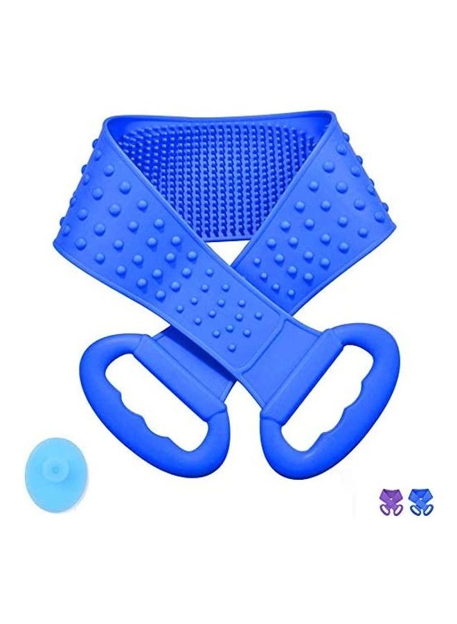 Silicone Bath Body Brush Blue 5.91inch