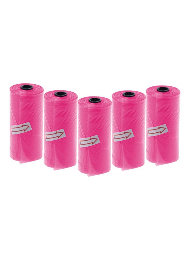 ستار بيبيز مجموعة حقائب معطرة مكونة من خمس قطع - بلون وردي (75 كيسا) - عادي - Image 2