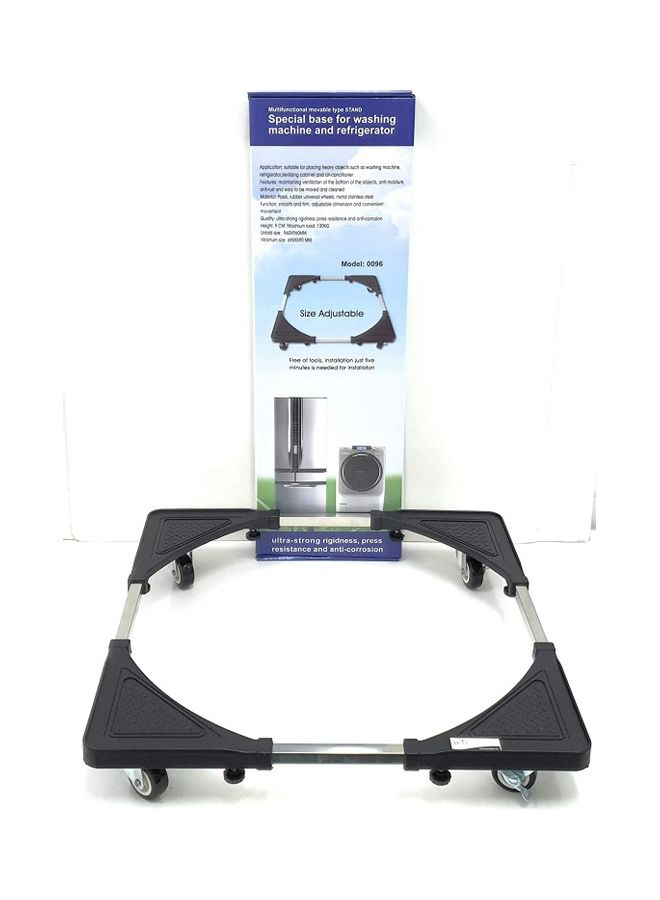 Heavy Duty Washing Machine And Refrigerator Adjustable Stand 96 Black - v1609944717/N43455066A_3