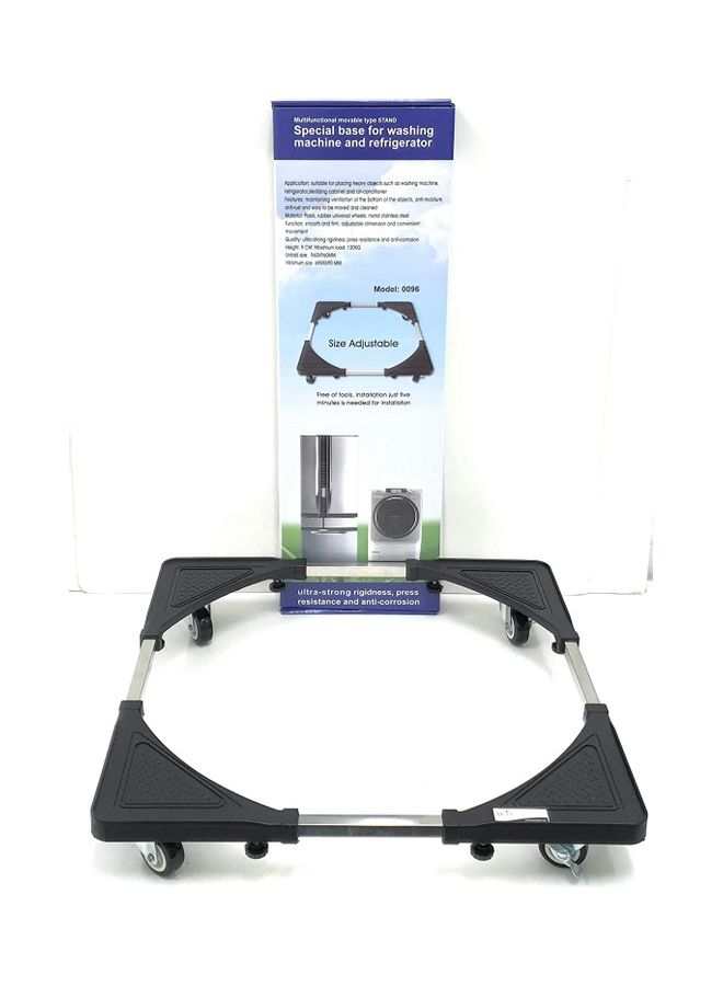 ARTC Heavy Duty Washing Machine And Refrigerator Adjustable Stand 96 Black  - Image 3
