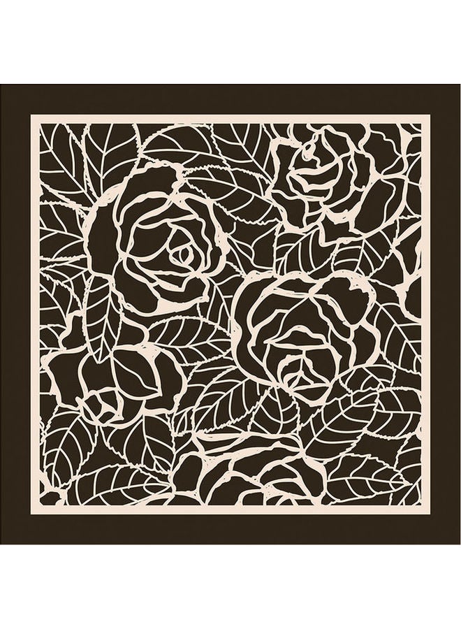 ساسب لوحة فنية للحائط دون إطار أسود/ أبيض 20 x 20سم - Image 1