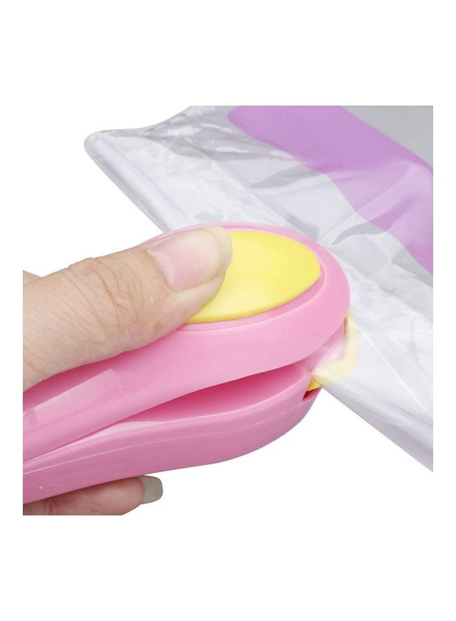 Generic - Mini Sealing Handheld Heat Bag Sealer Pink 10 x 4 x 5cm - Image 1