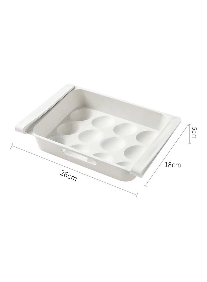 ZENHOME 4-Piece Eggs Storage Box White 26 x 18 x 5cm - Image 3