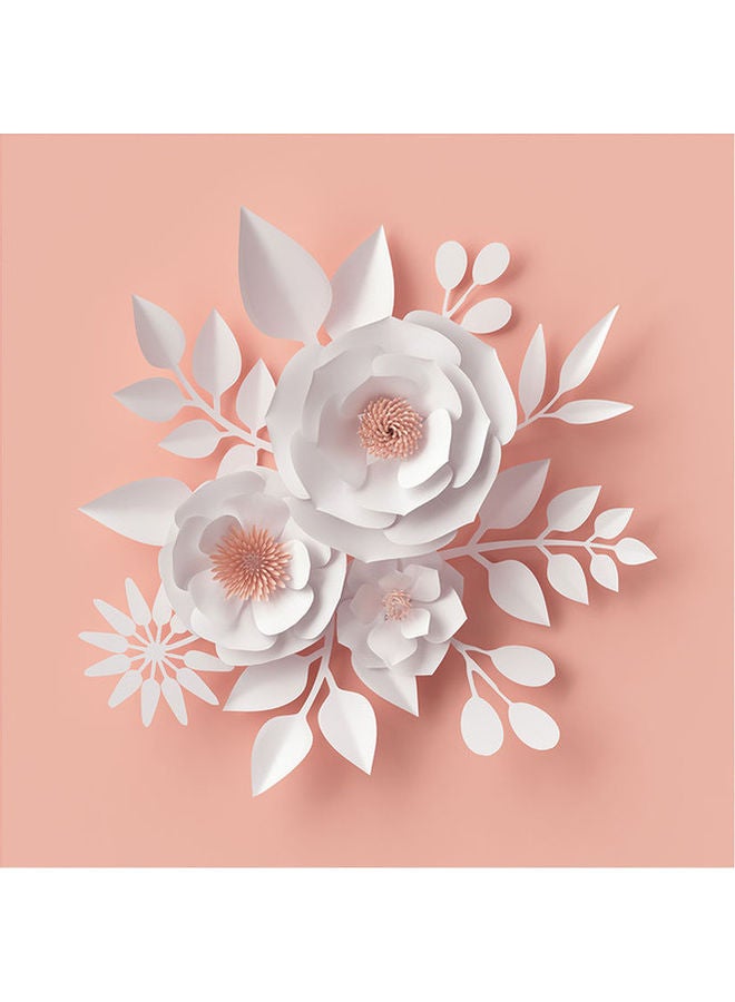 Sasb Wall Painting Without A Frame Pink/White