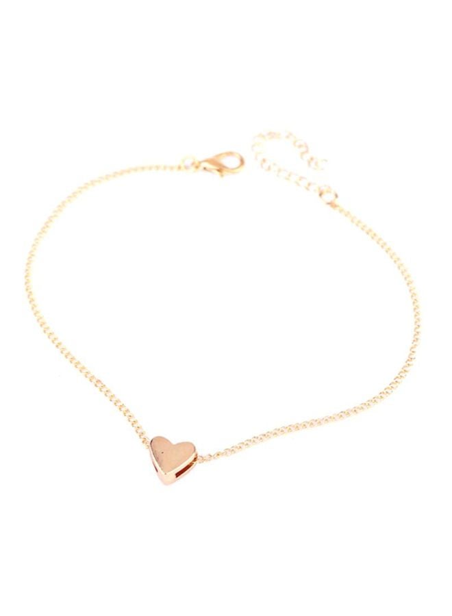 Sharpdo Single Heart Pattern Anklet - Image 1