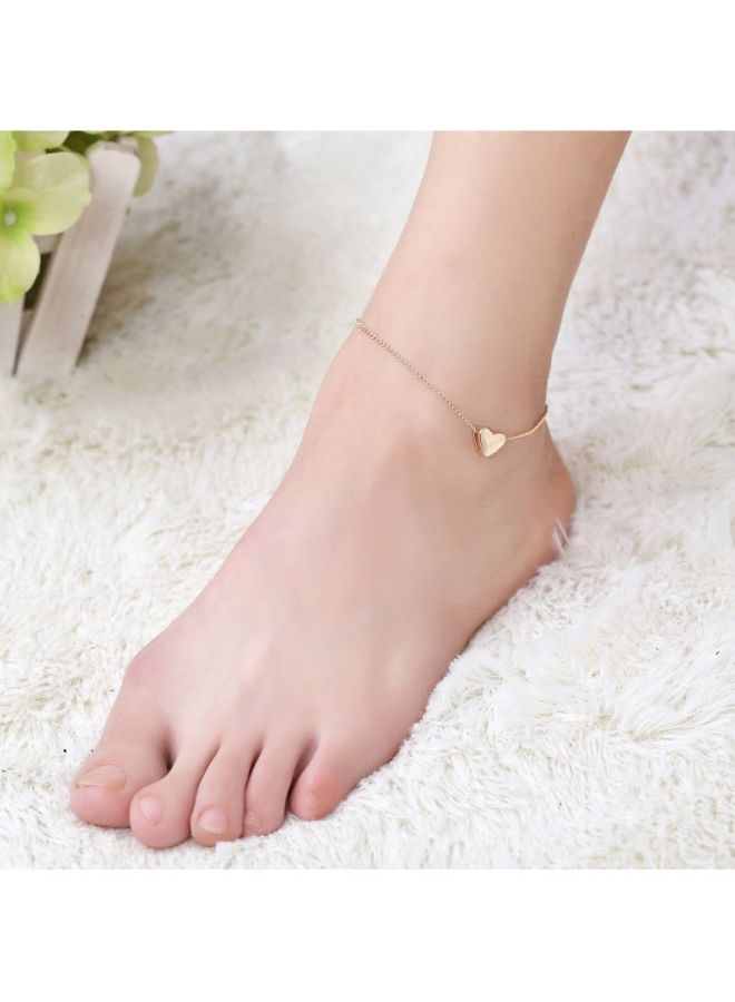 Sharpdo Single Heart Pattern Anklet - Image 2