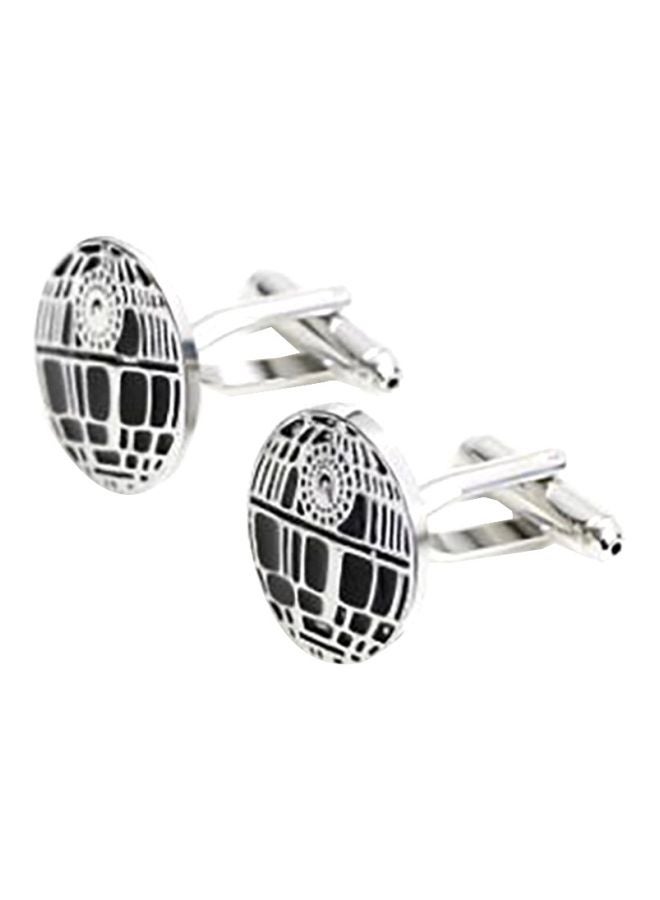 Sharpdo Steel Round Cufflinks