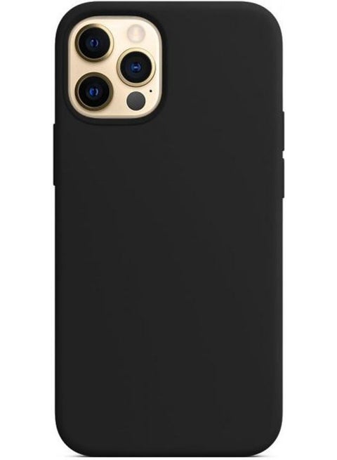 Silicone Anti-Shock Protective Case For Apple iPhone 12 Pro Max Black Black
