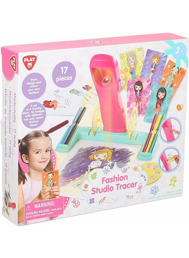 PLAYGO 17-Piece Fashion Studio Tracer Craft Kit - Image 1