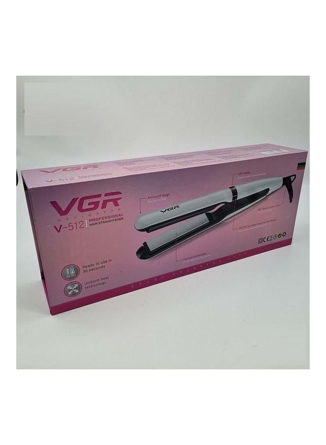 VGR V-512 Electric Iron For Straightening Curly Hair White - Image 2
