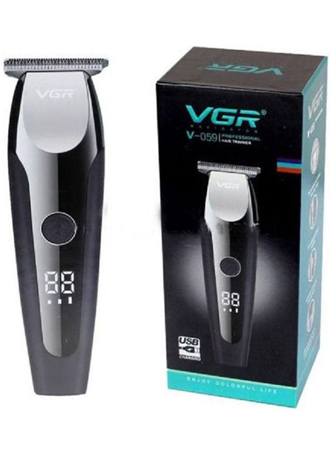 VGR V-059 Electric Shaving Machine For Hair Black  - Image 1