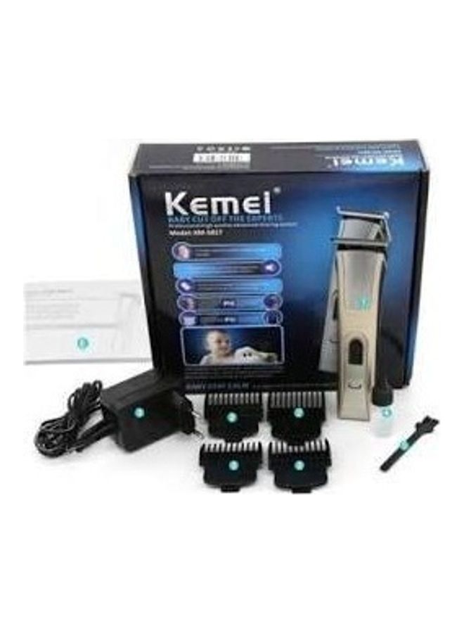 Kemei KM-5017 Professional Hair Trimmer for Men Gold/Black - Image 2