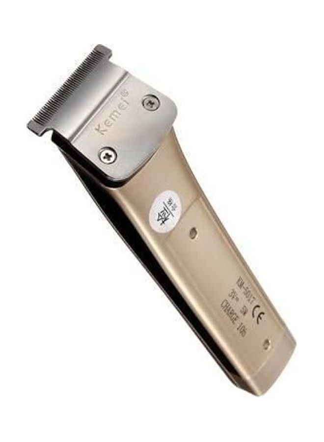 Kemei KM-5017 Professional Hair Trimmer for Men Gold/Black - Image 3