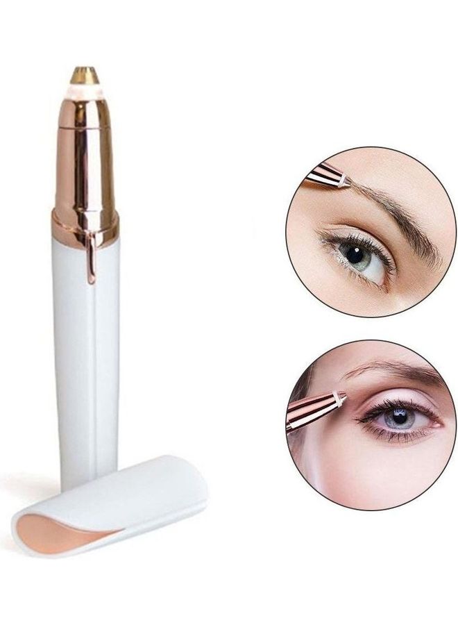 Flawless Eyebrow Hair Remover White/Gold - Image 2