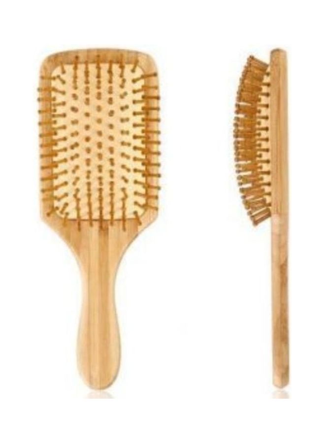 Hair Brush for Hairdresser: Wood Large Size Beige - Image 2