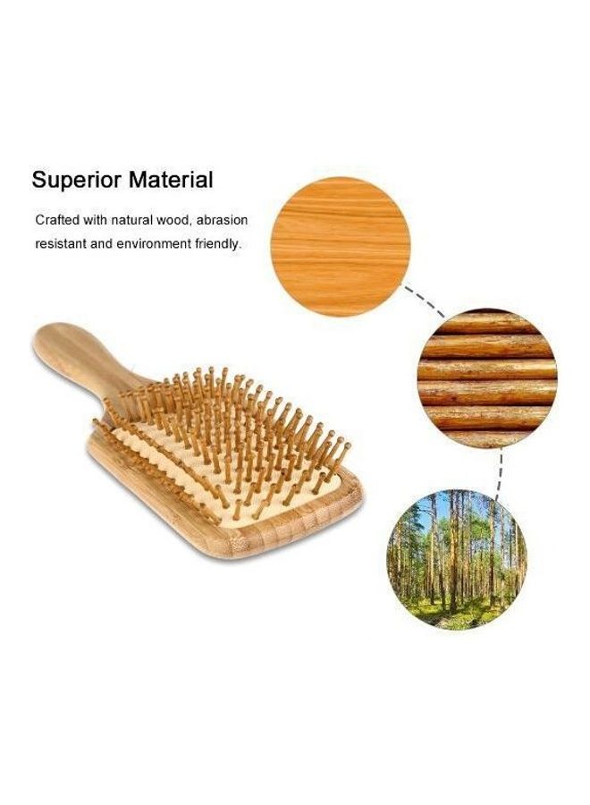 Generic Natural Wooden Hair Massage Comb - Image 2