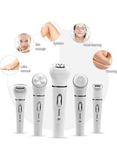 Kemei 5-in-1 Beauty Tool Kit White  - Image 2