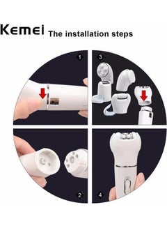 Kemei 5-in-1 Beauty Tool Kit White  - Image 3
