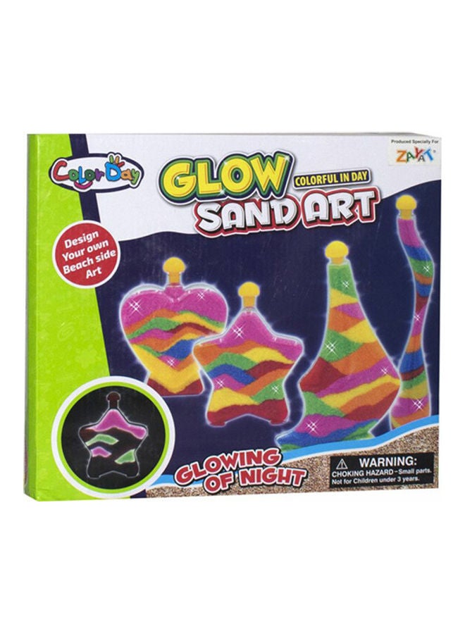 Color Day - Glow Sand Art Glowing Of Night 9.2x25.2x28.6cm - Image 1