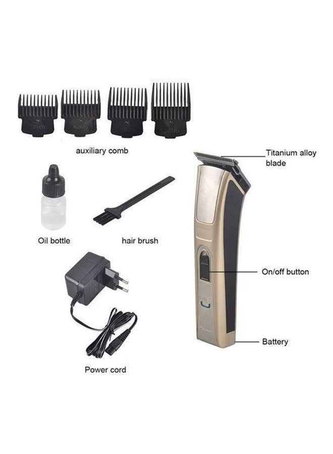 Kemei KM-5017 Dry For Men-Clipper and Trimmer Gold/Black  - Image 3