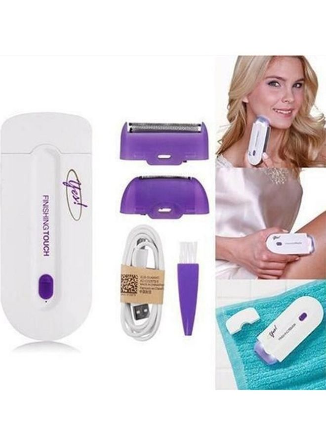 YES! Laser Hair Removal Finishing Touch Epilator White/Purple  - Image 3
