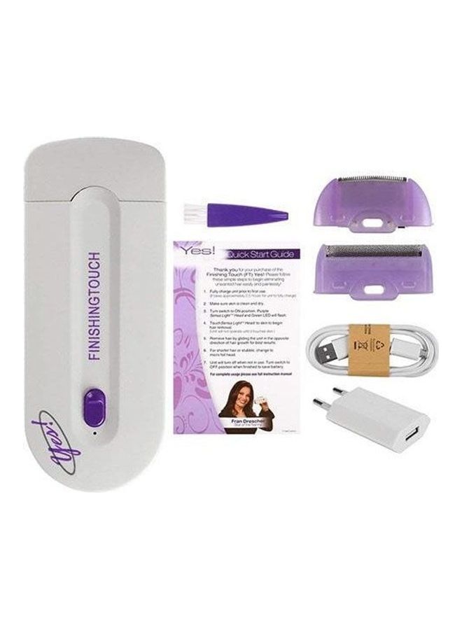 YES! Laser Hair Removal Finishing Touch Epilator White/Purple  - Image 2
