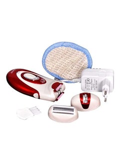Kemei KM-1888 Dry For Women - Epilators White/Red 