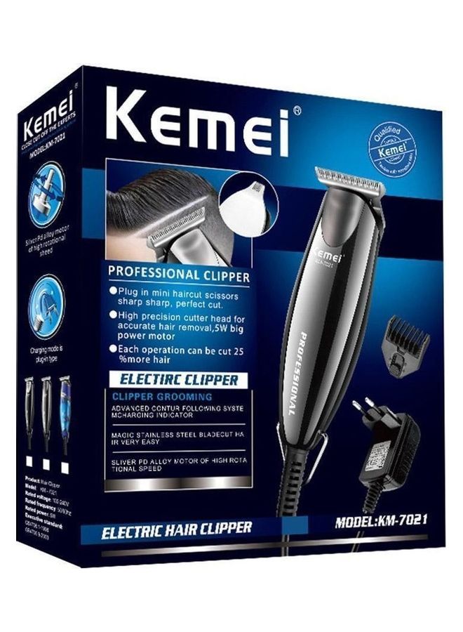 KM-7021 Professional Hair Clipper for Men Black