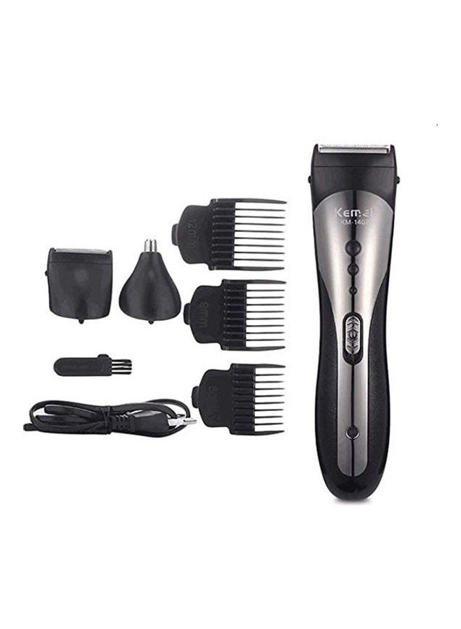 Kemei KM-1622 4-in-1 Multifunctional Electric Hair Clipper Black/Grey