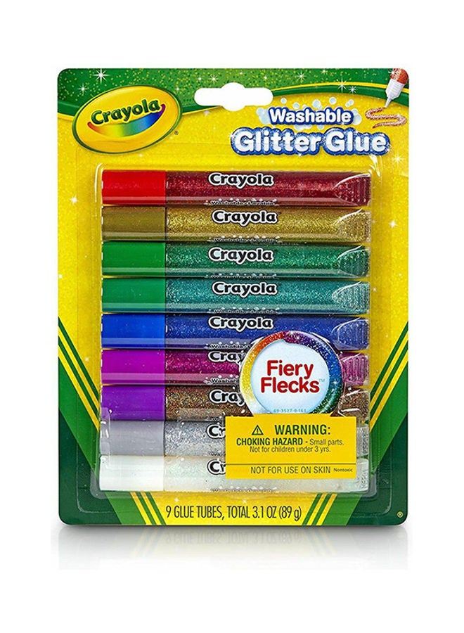 Crayola 9-Piece Washable Glitter Glue Set - Image 2