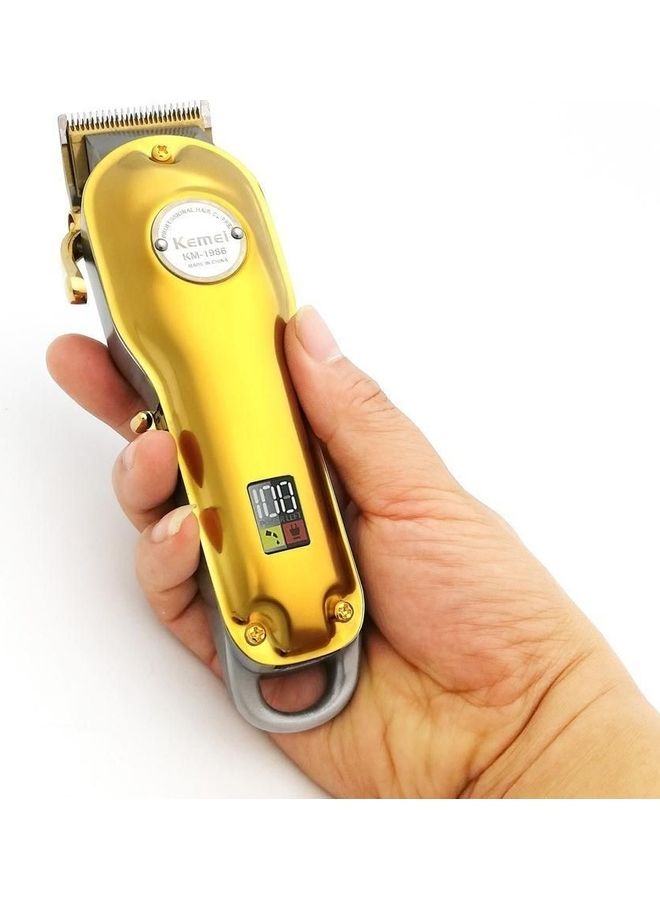 Kemei - KM-1986 Professional Hair Clipper Golden - Image 1