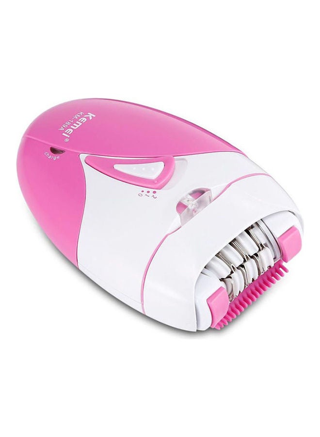 Kemei - KM-189A Hair Removal Epilator Pink/White - Image 1