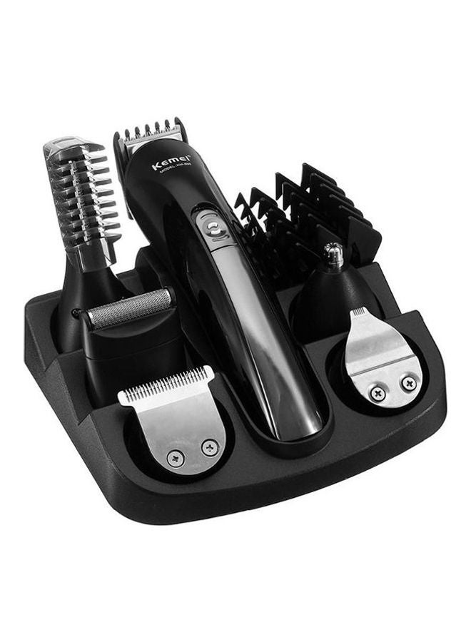 Kemei KM-600 Professional Hair Trimmer 6 In 1 Black - Image 1