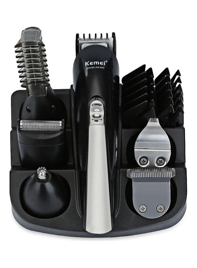 Kemei KM-600 Professional Hair Trimmer 6 In 1 Black - Image 2