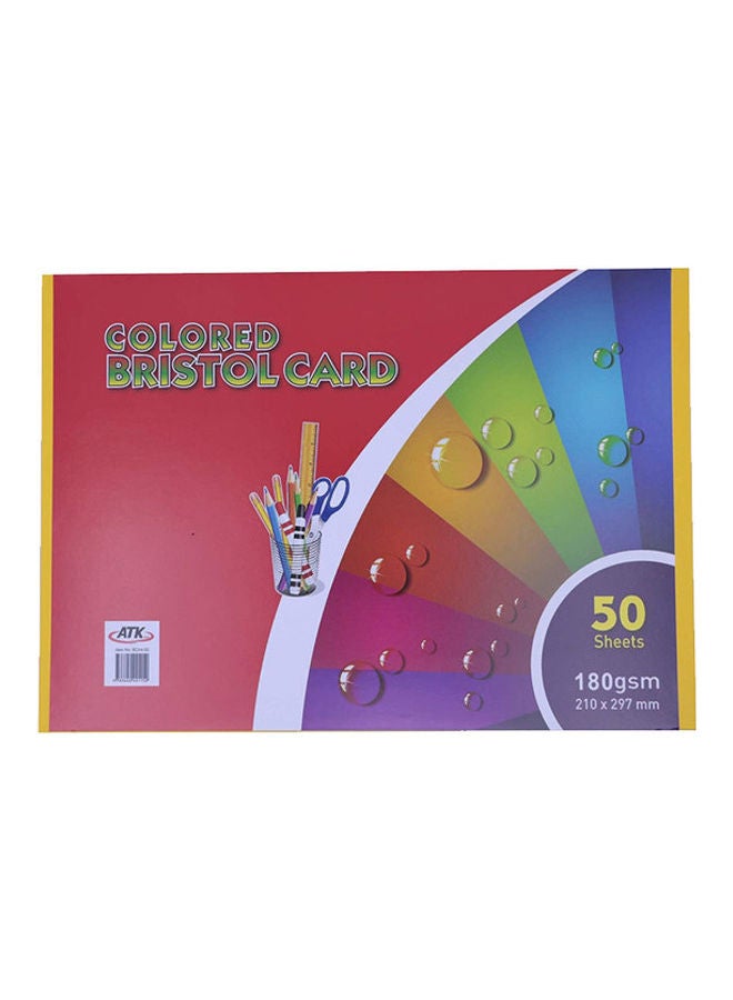 Delight 50-Piece A4 Coloured Card  - Image 2