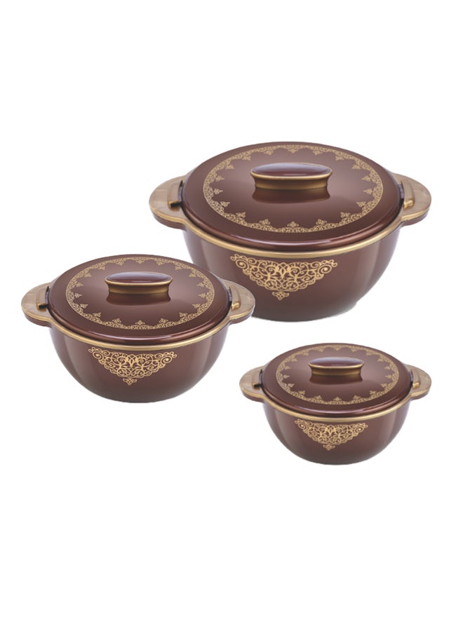 3 Piece Solitaire Ornamax Casserole Set Brown 3 PieceLiters - v1609954213/N43297211A_3