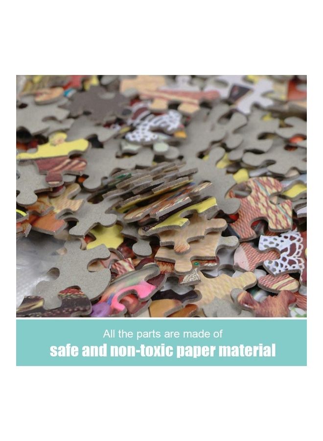 طقم بازل تركيب الصور المقطعة بتصميم جسر مكون من 1000 قطعة 70 x 50سم - Image 3