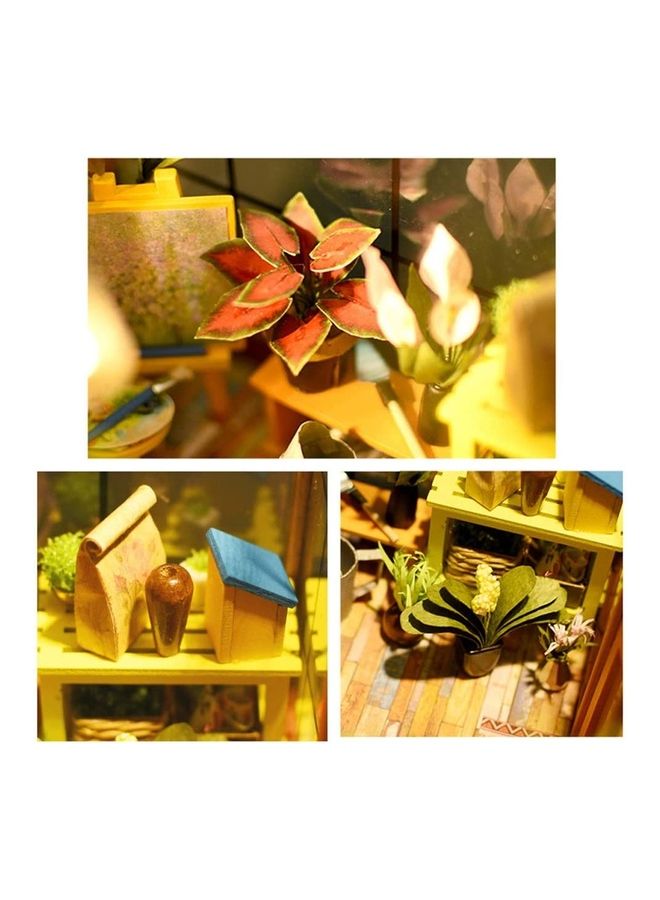 Wooden Self Installed Simulation Dollhouse Kit 19.5 x 17.5cm - Image 3