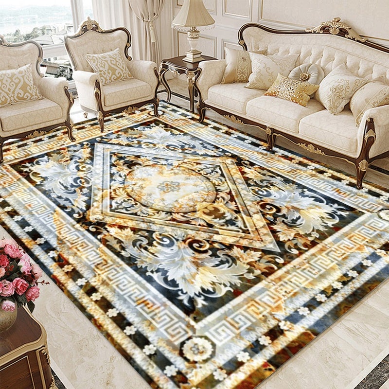 سجادة أرضية مضادة للانزلاق وممتصة للماء بتصميم أوروبي متعدد الألوان 60x90سم - Image 1