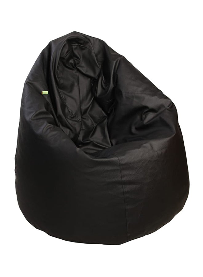 Generic PVC Leather Bean Bag Black 80x80x50cm  - Image 1