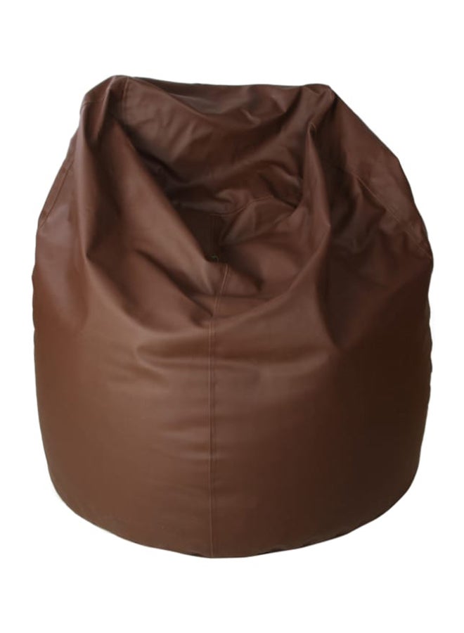Generic PVC Leather Bean Bag Brown 80x80x50cm  - Image 1