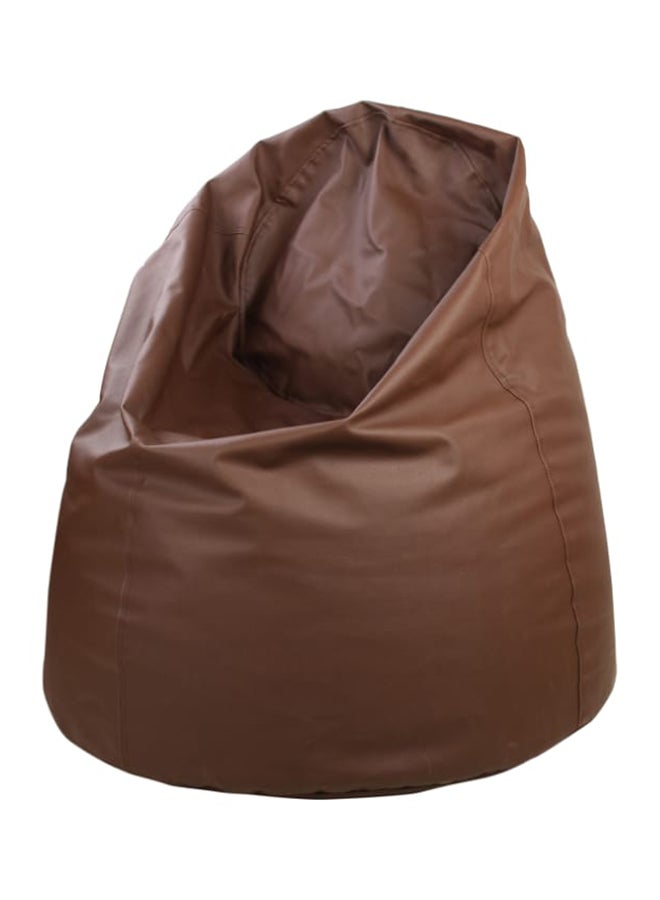 Generic PVC Leather Bean Bag Brown 80x80x50cm  - Image 2