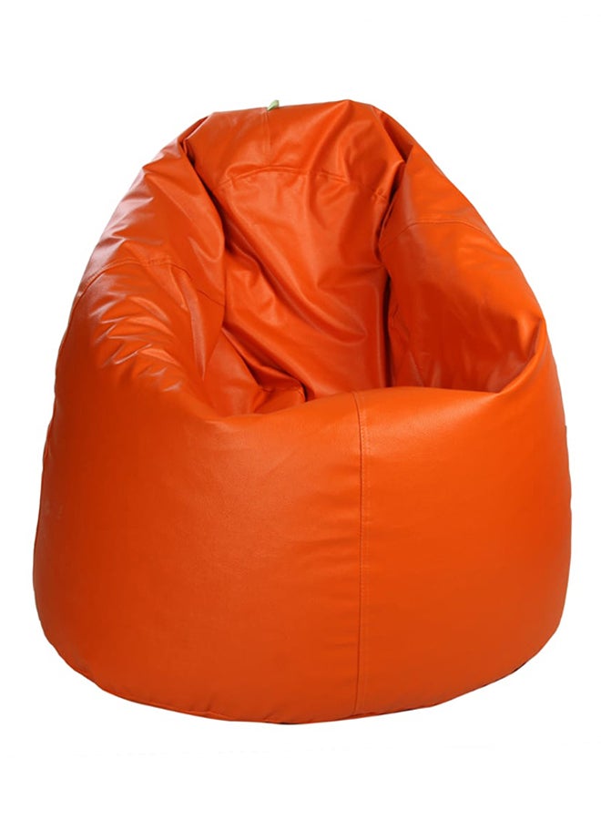 Generic PVC Leather Bean Bag Orange 80x80x50cm  - Image 1