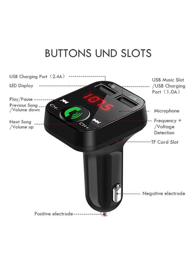 Generic Car Audio Modulator Wireless MP3 Player USB Charge  - Image 4