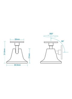 Aqara MI Base Holder for Human Body Motion Sensor 360° Rotation White 11.5 x 9.5 x 3.1cm  - Image 2