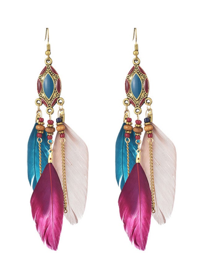 جونسون آند جونسون أقراط متدلية مزينة بالريش - Image 1